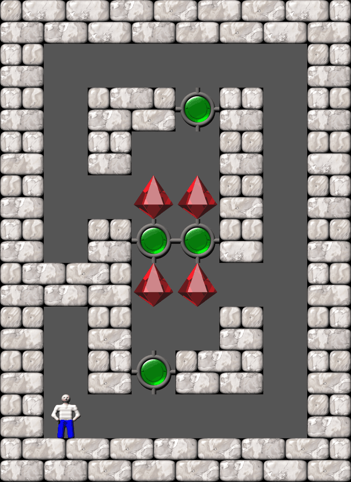 Сокобан Thinking Rabbit Arranged уровень 324